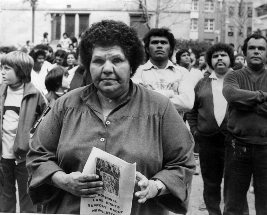 Land Rights Protest, Sydney Town Hall 1984 (c) Elaine Pelot-Syron